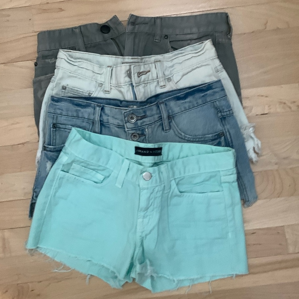 Free people ,J brand Bundle 4 of pairs women’s jean shorts